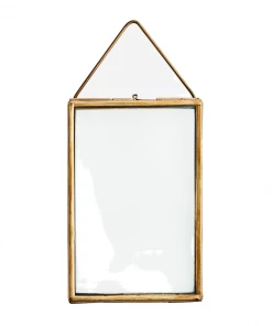 Madam Stoltz Homeware Antique Brass Hanging Photo Frame