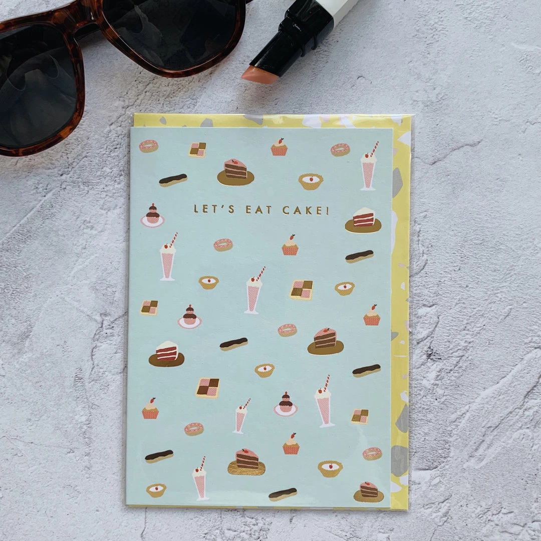 Meraki Greeting Cards 'Let's Eat Cake' Greeting Card 3 Meraki Greeting Cards 'Let's Eat Cake' Greeting Card