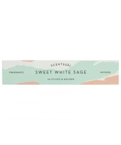 Holistic Trader Scentsual Sweet White Sage Incense Sticks Candles & Room Scents