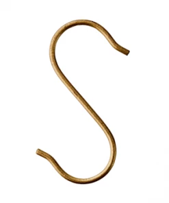 Madam Stoltz Gold Brass S-hooks