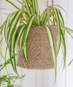 Garden Trading Jute Hanging Basket Planter