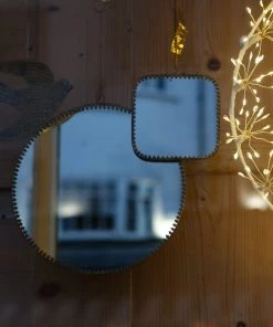 De Weldaad Homeware Square Hanging Mirror - (Two Sizes Available)