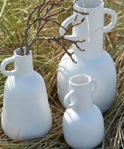 Wikholmform Lina Offwhite Stoneware Vase