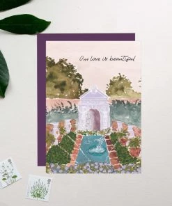 The Hidden Pearl Our Love Is Beautiful - Greeting Card