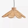 Madam Stoltz Rattan Petal Ceiling Lamp Lighting