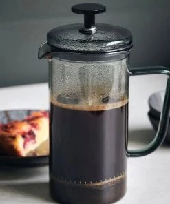 House Doctor Small Grey Glass French Press Homeware