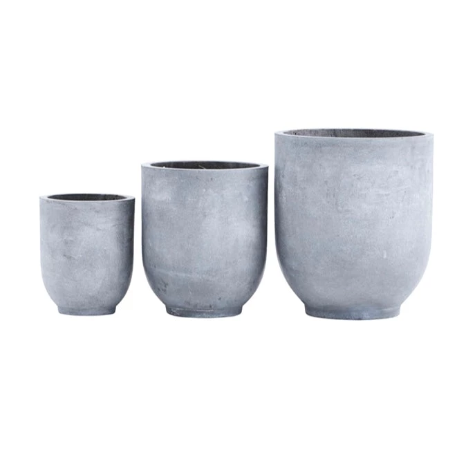 House Doctor Outdoor Cement Plant Pot Summer Collection 3 House Doctor Outdoor Cement Plant Pot Summer Collection