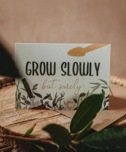 Wildwood Paper Stationery & Prints Grow Slowly But Surely - Greeting Card