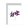 Catherine Lewis Designs Oxalis ‘Thank You’ Houseplants A6 Greetings Card