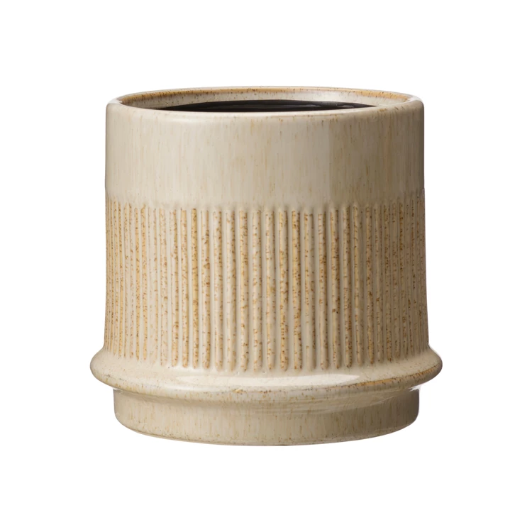 Wikholmform Ariana Ceramic Glazed Plant Pot (2 Designs) 6 Wikholmform Ariana Ceramic Glazed Plant Pot (2 Designs)