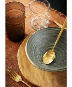 Madam Stoltz Drinking Glass With Dots Homeware