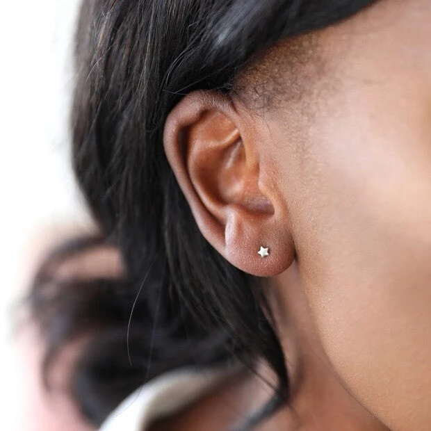 Lisa Angel Tiny Star Gold/Silver Plated Stud Earrings Women's Jewellery 5 Lisa Angel Tiny Star Gold/Silver Plated Stud Earrings Women's Jewellery