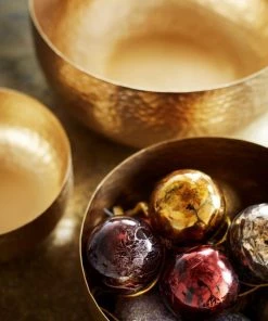 Madam Stoltz Gold Hammered Bowls 8 Madam Stoltz Gold Hammered Bowls