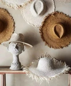 Madam Stoltz Summer Collection Corn Husk Hat