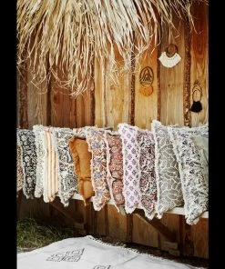 Madam Stoltz Block Printed Cushion In Sand Summer Collection 5 Madam Stoltz Block Printed Cushion In Sand Summer Collection