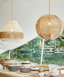 Madam Stoltz Jute Ceiling Lamp Shade Homeware