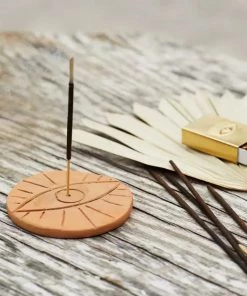 Madam Stoltz Terracotta Incense Burner Summer Collection