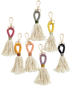Madam Stoltz Tassel Keyring Holder