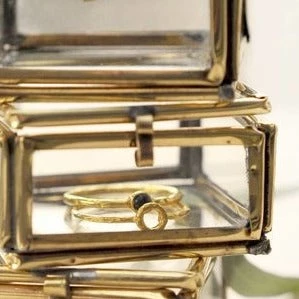 Muja Juma Gold Plated Moonstone Ring 4034 5 Muja Juma Gold Plated Moonstone Ring 4034