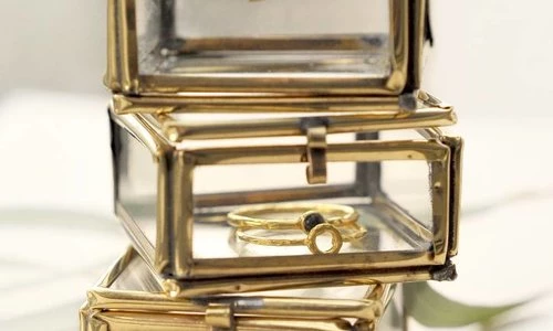 Muja Juma Women's Jewellery Labradorite Single Dots Gold Plated Ring 4276 4 Muja Juma Women's Jewellery Labradorite Single Dots Gold Plated Ring 4276