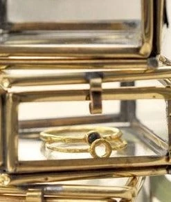 Muja Juma Nefrite Stone Ethnic Gold Plated Ring 4132