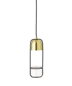 Bloomingville Ceiling Lamp With Glass Planter