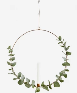 Madam Stoltz Wire Ring Hanging Candle Holder Homeware