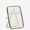 Madam Stoltz Antique Brass Standing Photo Frame 10x15cm
