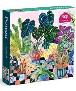 Books & Games Potted 500 Piece Jigsaw By Galison