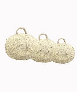 Bagatelle France Moghar Palm Leaf Oval Shopper Bag Summer Collection