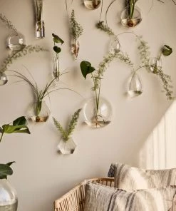 Affari Kling Glass Wall Vases (3 Shapes Available)